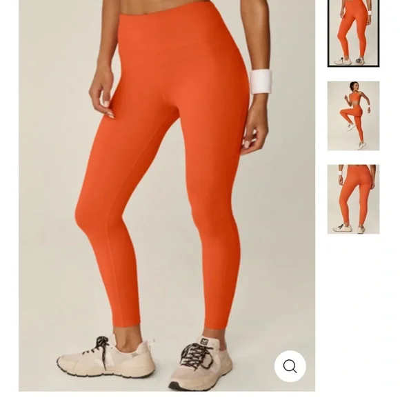 Beyond Yoga Orange Leggings - Picture 3 of 9